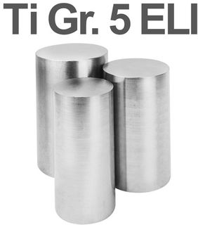 Titan Grade 5 Eli / Ti6AL4V ELI / Gr 23 /3.7165
